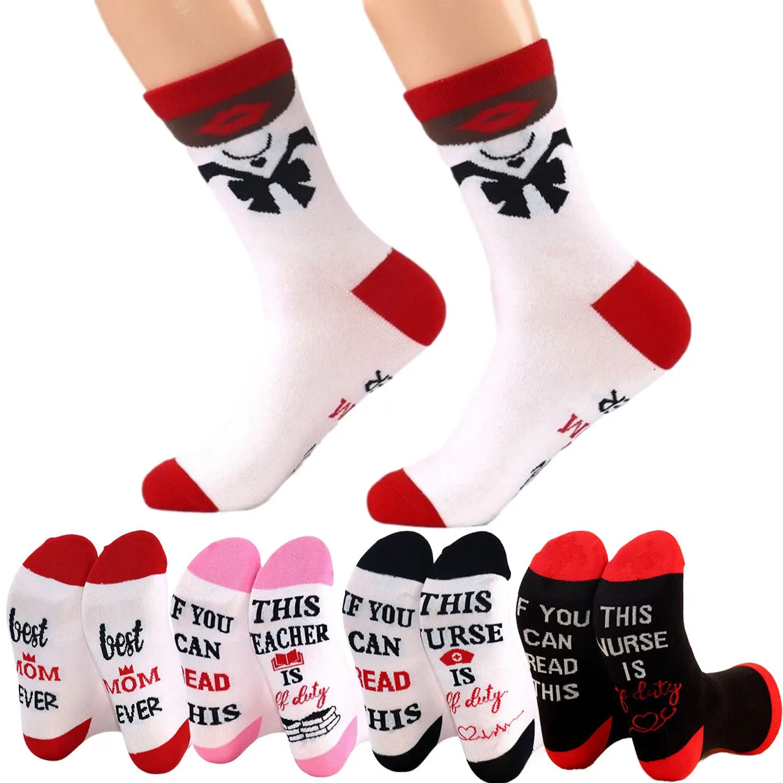 

Мужчины Женщины письмо дизайнерские носки уличная мода стиль хип-хоп носки скейтбординг Рождество Хэллоуин