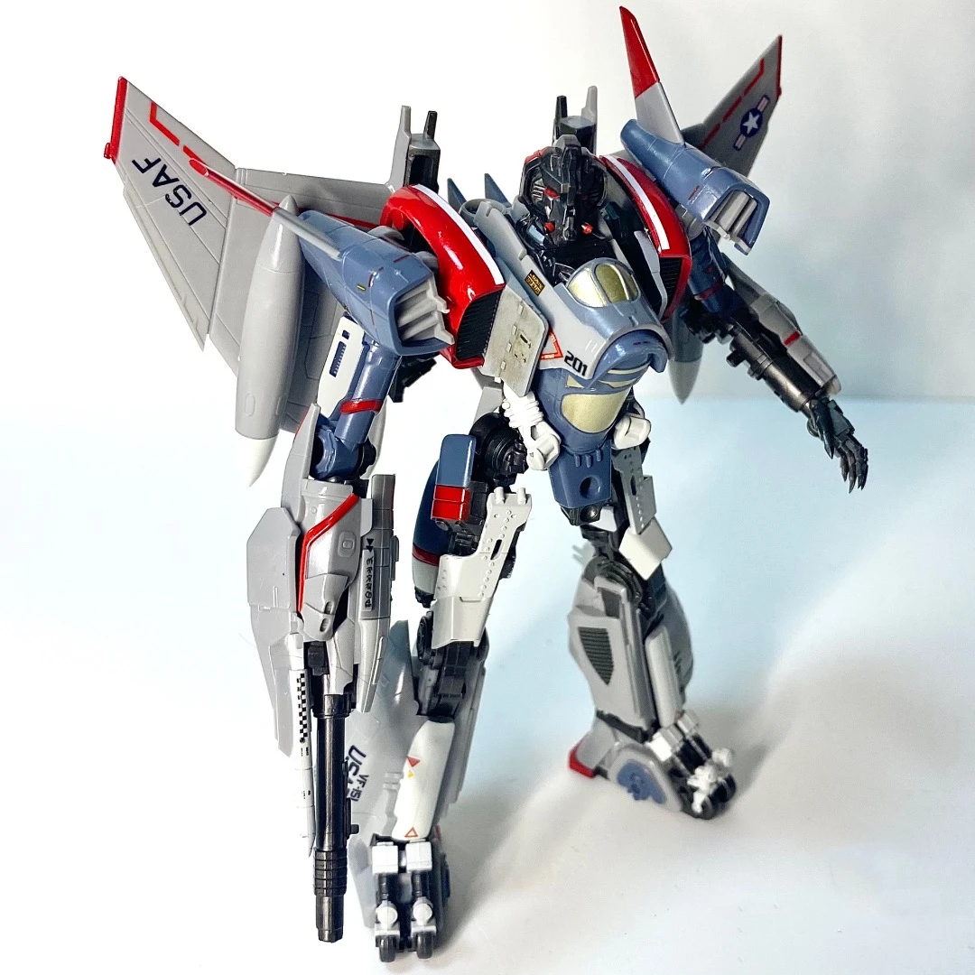 Trasformazione Trumpeter Blitzwing Fighter 70 pezzi + assemblare Kit e adesivo Mini Pocket Warrior Action Figure Robot Toys