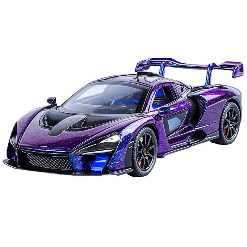 1-24-セナスポーツレーシングスーパーカー合金ダイキャストメタルモデルカー収集品おもちゃ誕生日プレゼント男の子の趣味に
