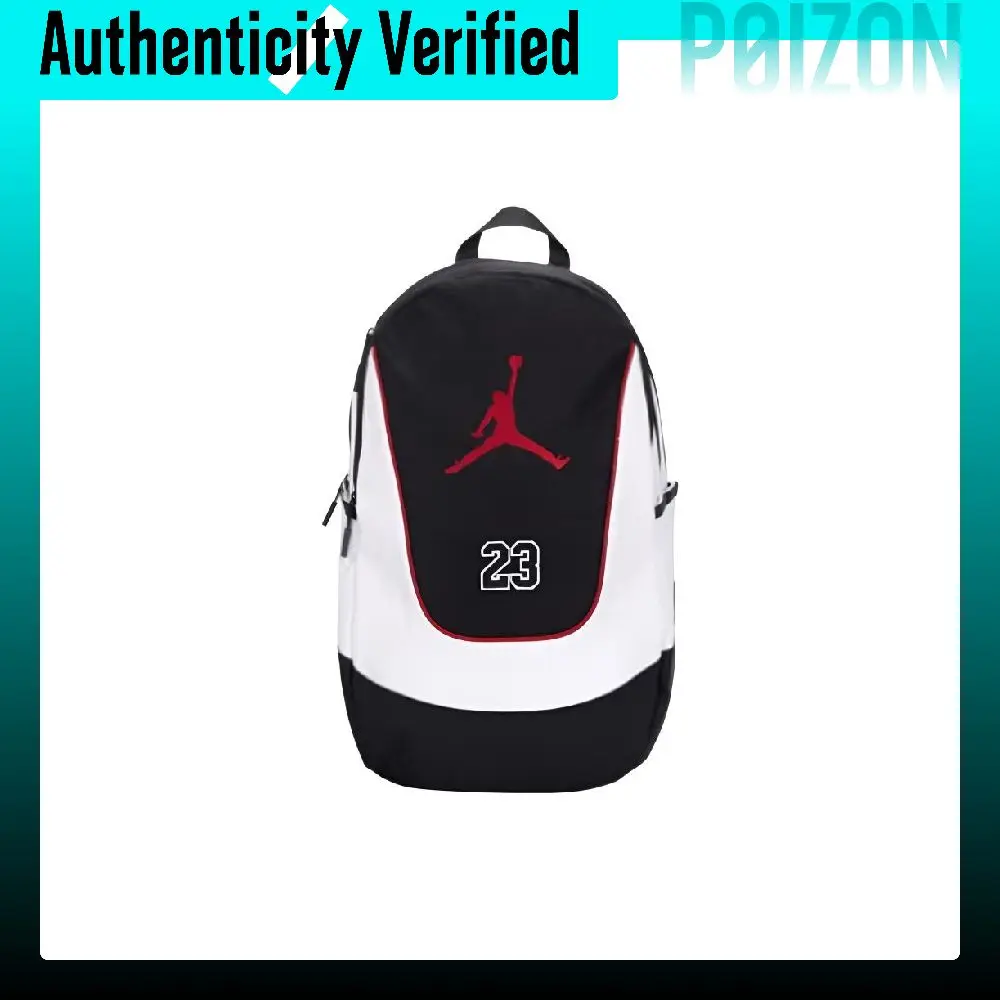 Jordan Polyester Backpack Medium Unisex Black & White JD2613020AD-002
