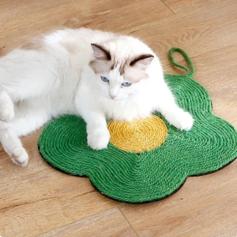 non-dandruff wall wear-resistant oversized multi-large round kitten hemp rope claw grinder cat toy