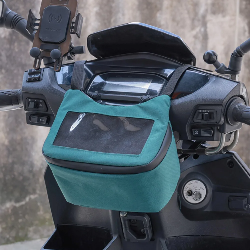 

Прочная сумка для горного велосипеда большой емкости, водонепроницаемая сумка для электрического скутера с оглядом, сумка для мотоцикла