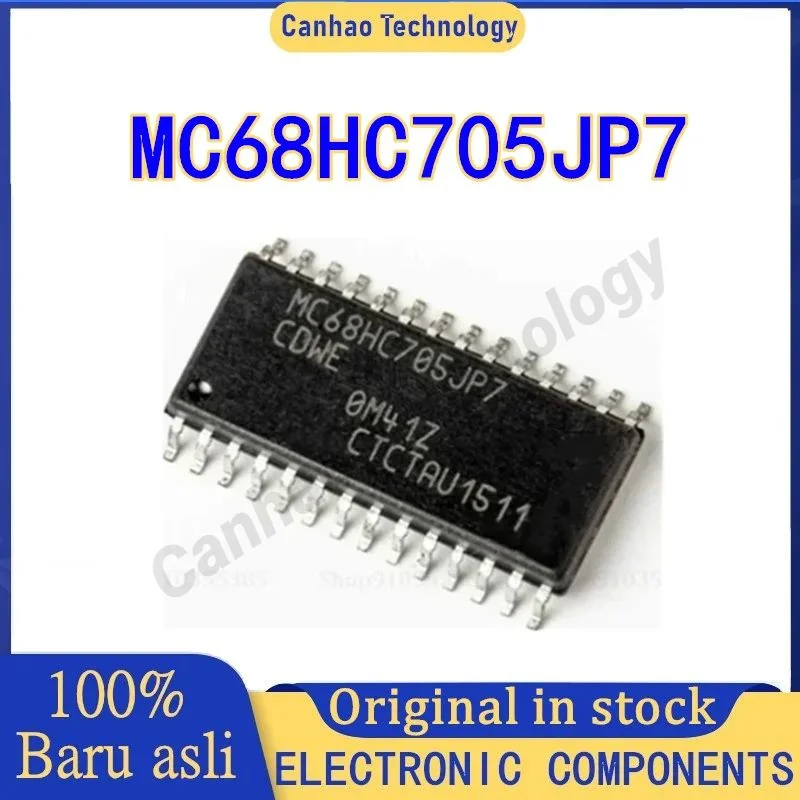 MC68HC705JP7 MC68HC705JP7CDWE SOP-28 microcontrolador chip, em estoque