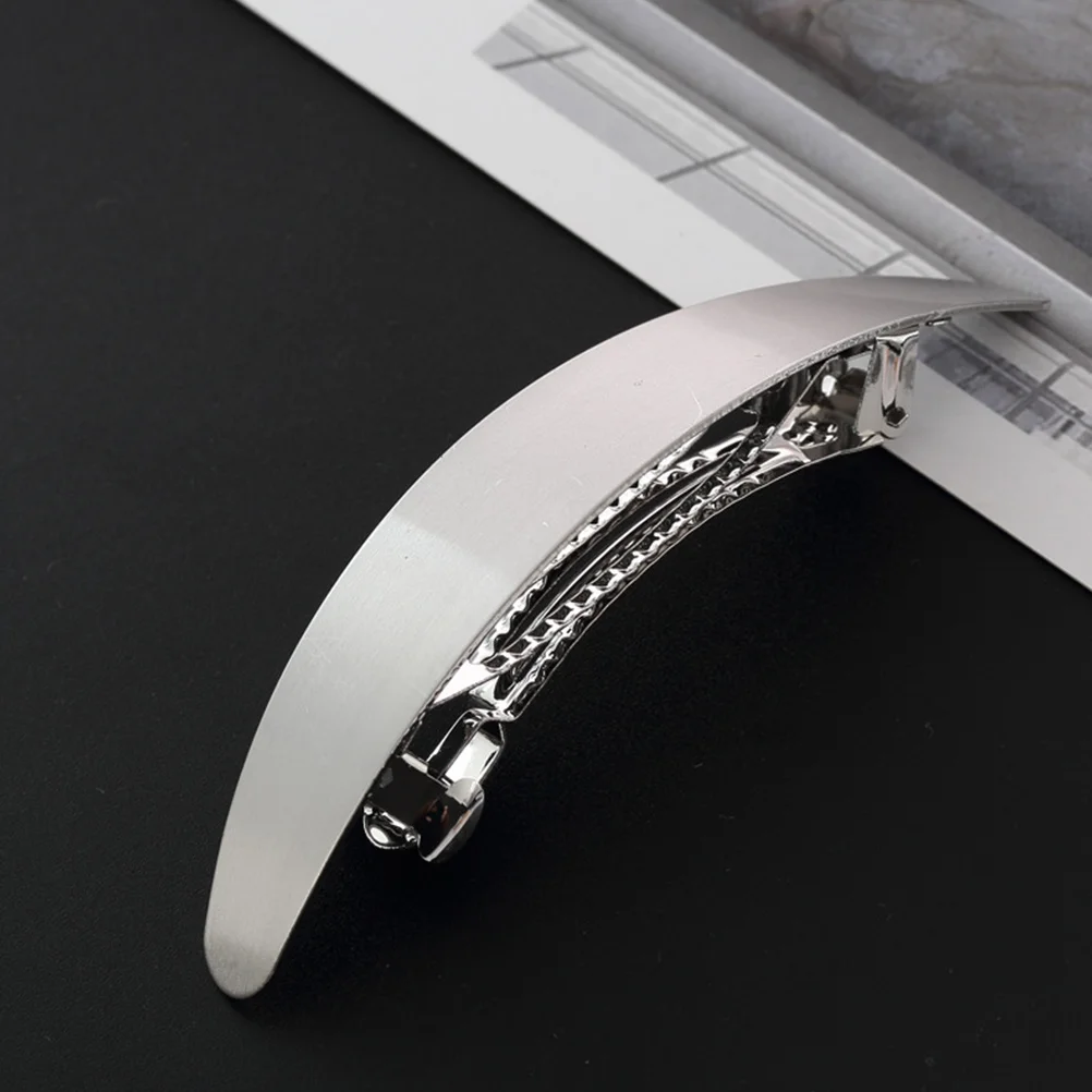 

2Pcs Metal Long Oval Glossy Clips for Women Accessories Silver Gold Metal Clips Hair Pins For Women Barrettes Hair