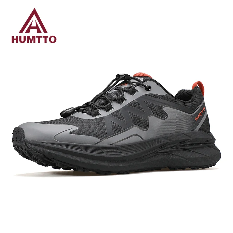 

HUMTTO Running Shoes Cushioning Men's Sports Shoes Black Casual Sneakers for Men Breathable Luxury Designer Gym Trainers Man