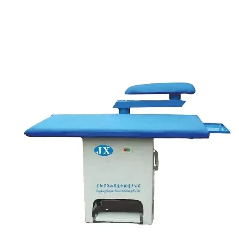 automatic foot jog switch ironing table  rocker suction vacuum ironing board with tube and iron