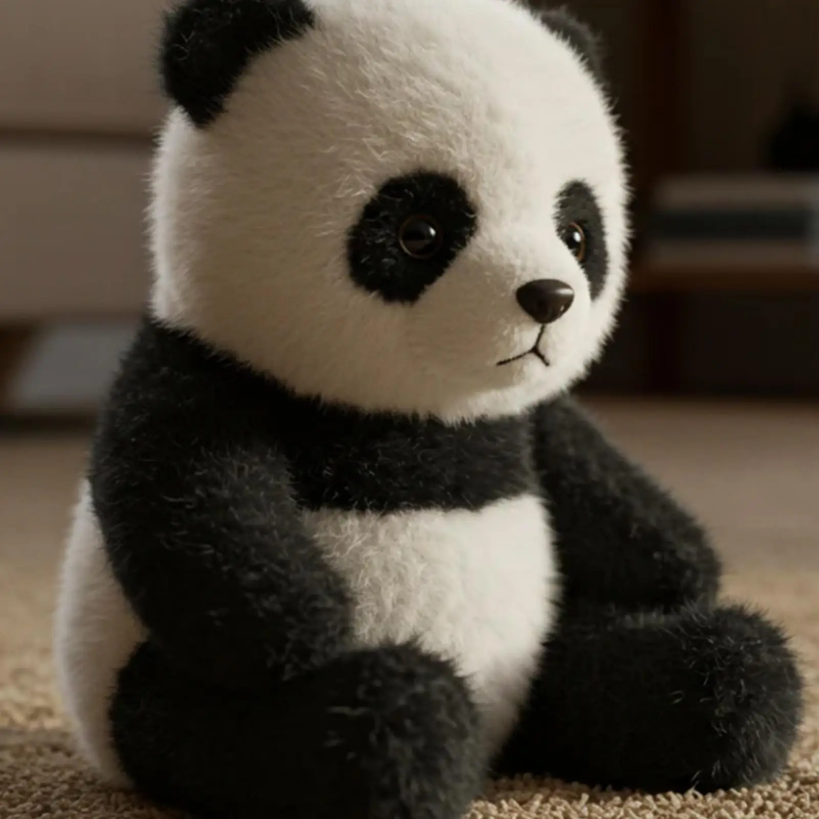 Panda giocattoli di peluche morbido peluche Pandas figurine carino peluche bambola da collezione decorazione della casa per uomini donne adulti adolescenti ragazzi