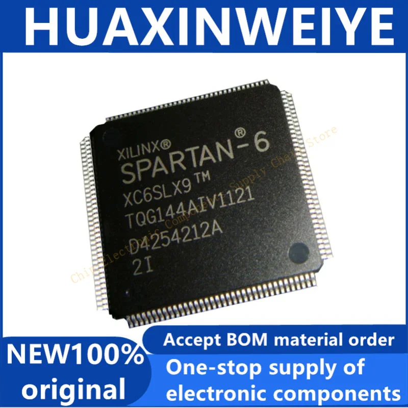 100% New XC6SLX9-2TQG144I TQFP144 Chipset Integrated circuit electronic components