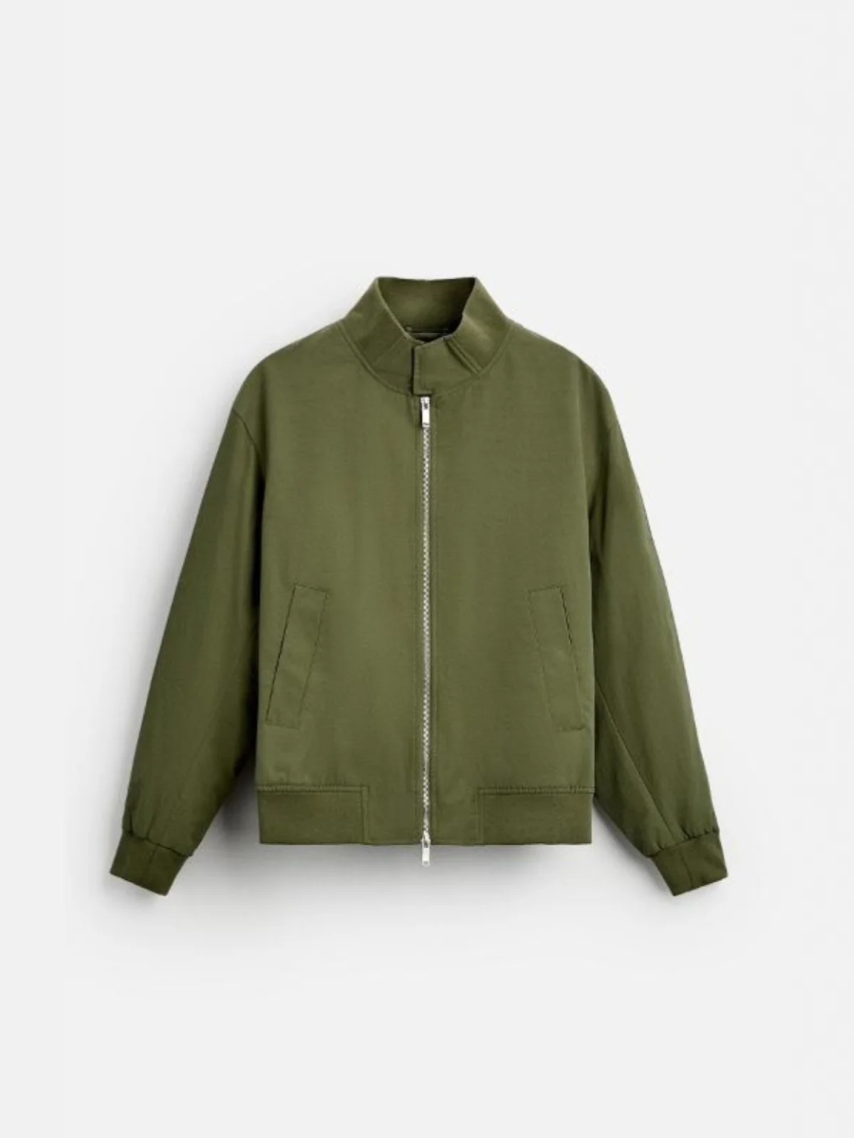 

Tech Fabric Pilot Jaet Lightweight Stand Collar Men's Autumn New Sle Outerwear Spring Autumn Season Stand Fit Long Sve