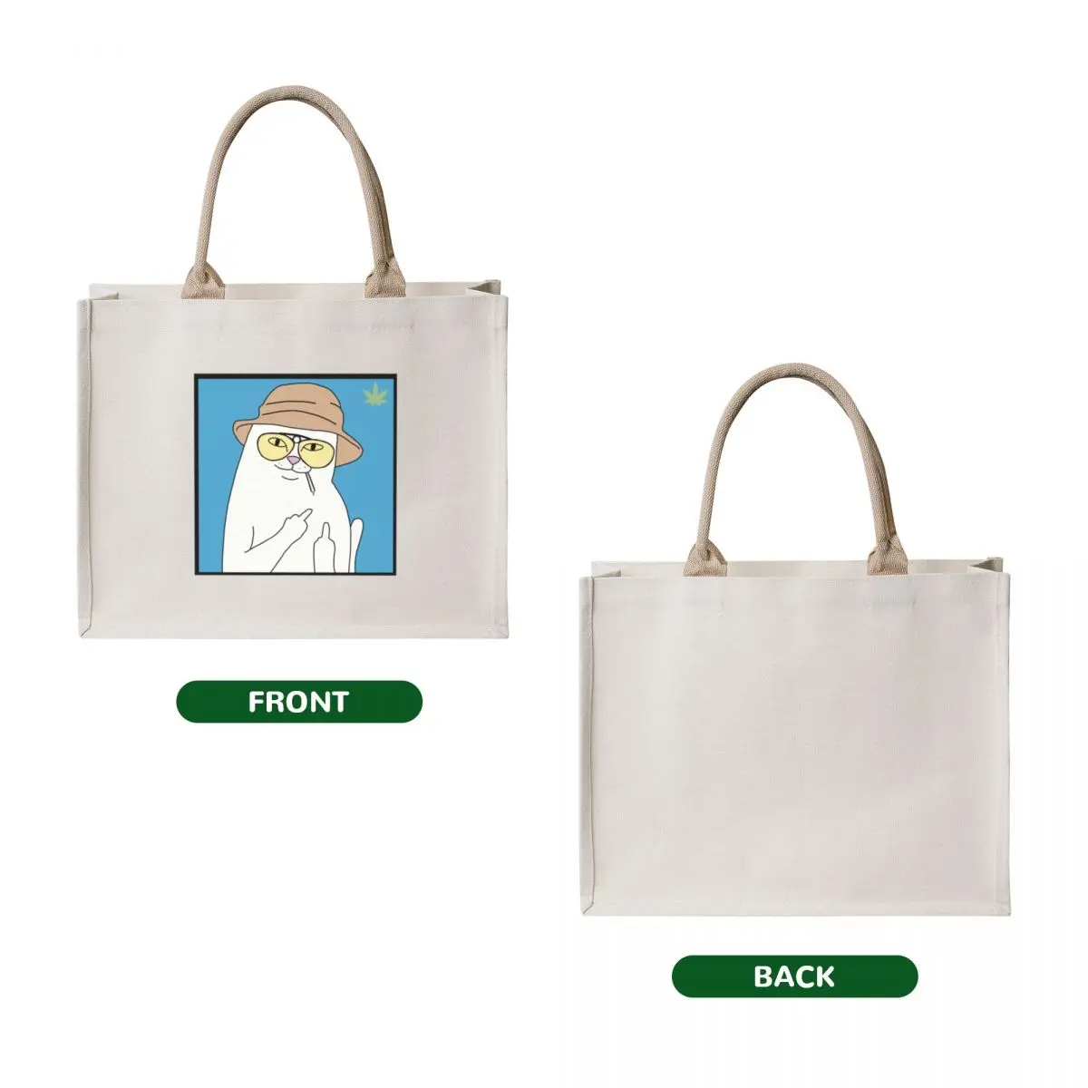 420 Bucket hat Nerm Tote Bag Canvas bag tote bag men Women's shopper Women bags