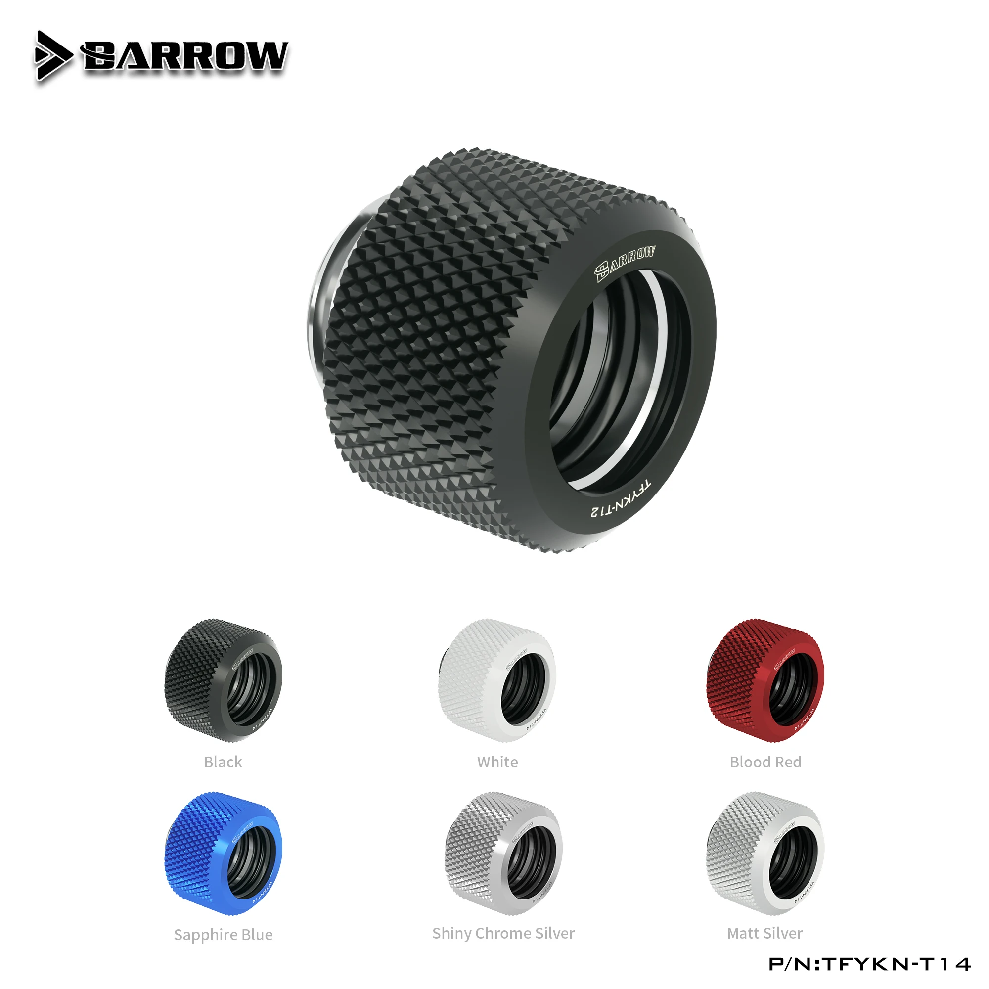 

BARROW Hand Compression OD12mm/OD14mm/OD16mm Hard Tube Fitting Water Cooling Metal Connector Fitting G1/4'' Thread TEPG Acrylic