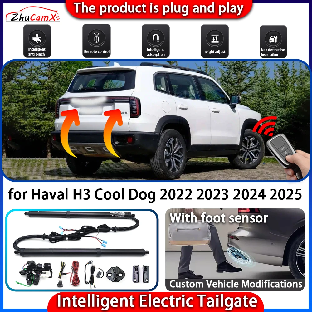 

Smart Powered Tailgate System for Haval H3 Cool Dog 2022 2023 2024 2025 Automatic Intelligent Electric Trunk Lift Control Kit