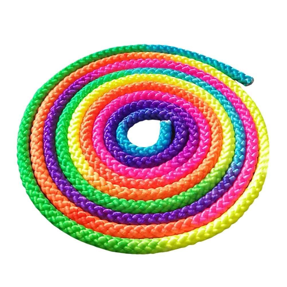 Cuerda de Gimnasia Rítmica, Material de Algodón y Lino, Equipo de Entrenamiento Profesional para Atletas, Escuelas y Gimnasios