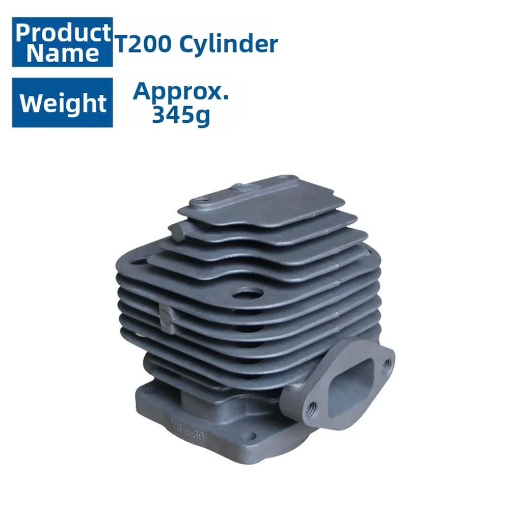 For T200-For Compatible Cylinder Assembly for For lawn Mower and Forestry Use Gray 15 15 10 cm 345g Single Piece