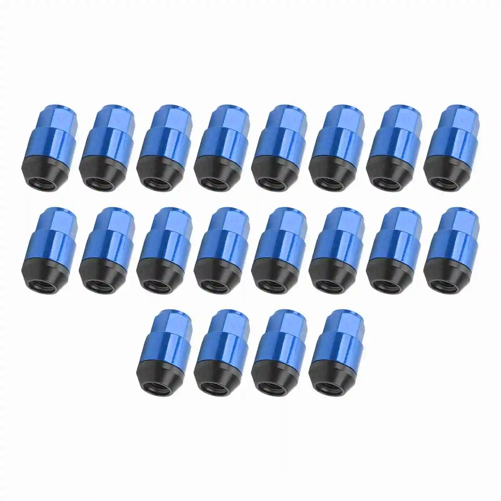 

M12x1.5 19mm L42mm Wheel Lug Nuts High Strength Rustproof Professional Universal Replacement for Mitsubishi Blue