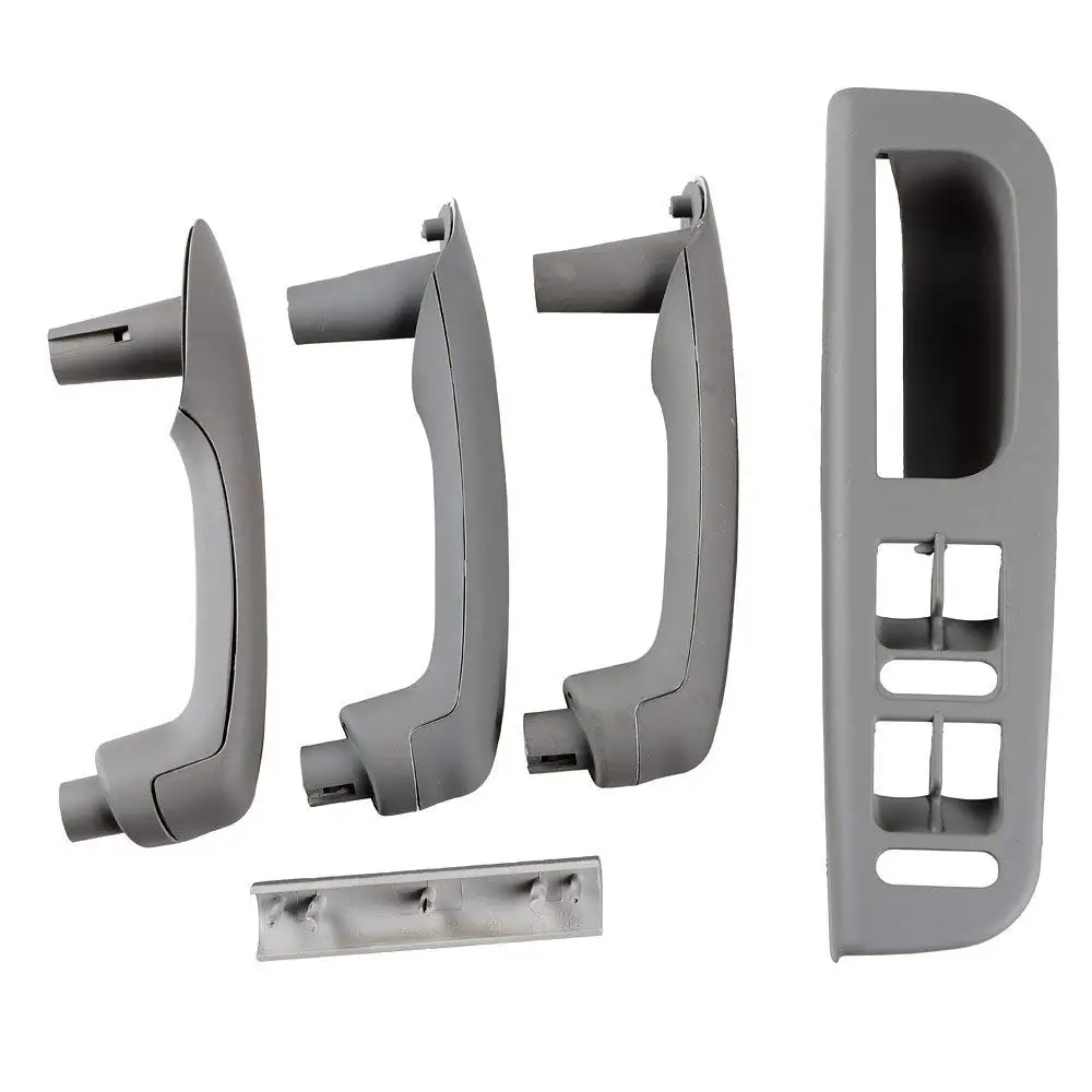 

Premium Grade Gray Interior Door Grab Handle Cover Trim Window Switch Bezel Kit for 1999-2004 VW JETTA GOLF MK4
