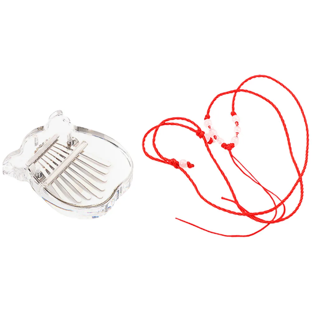 

Elegant Acrylic Kalimba 8 Keys Finger Piano Portable Mini Music Instrument Ideal For Party Performance