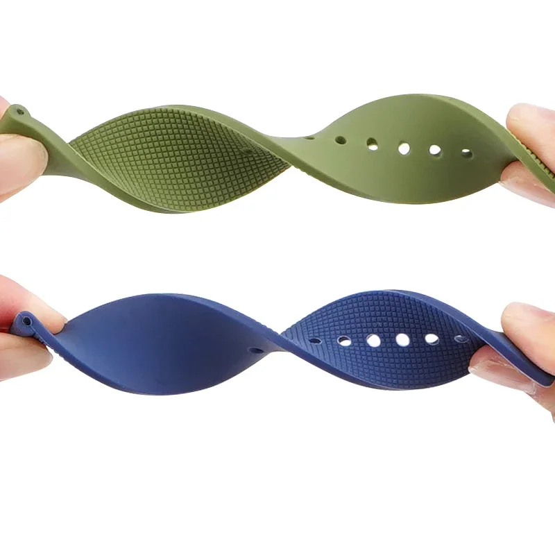 العالمي المطاط سيليكون حزام 12/14/16/18/20/22/24 مللي متر الرجال النساء لينة الرياضة مقاوم للماء ساعة ذكية الفرقة سوار لهواوي GT 4