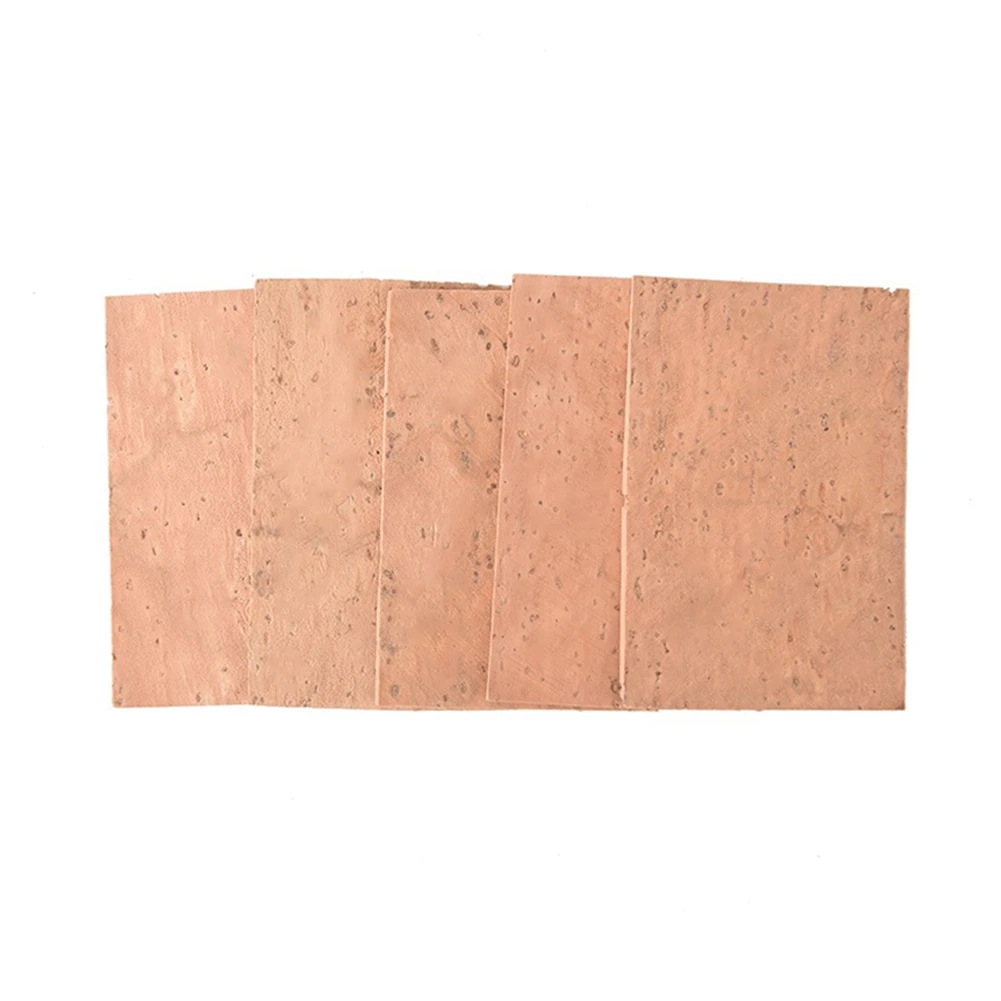 3PCS 60*40*2mm Natural Saxophone Cork Sheet Neck Joint Board Suitable for Alto/Soprano/Tenor Sax