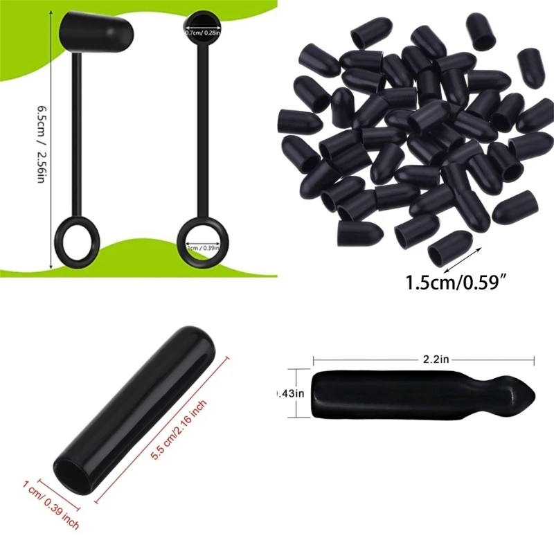 Penutup Penuang Minuman Keras Penutup Penuang Minuman Aksesoris Botol Minuman Keras Bahan PVC Dropship