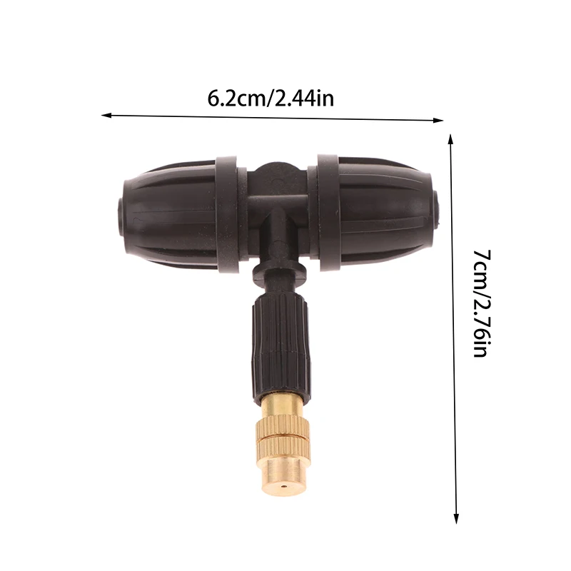 1Pc Household Adjustable Atomizing Nozzle Plant Spraying Spray Dust Reduction Gardening Nozzle Automatic Watering System