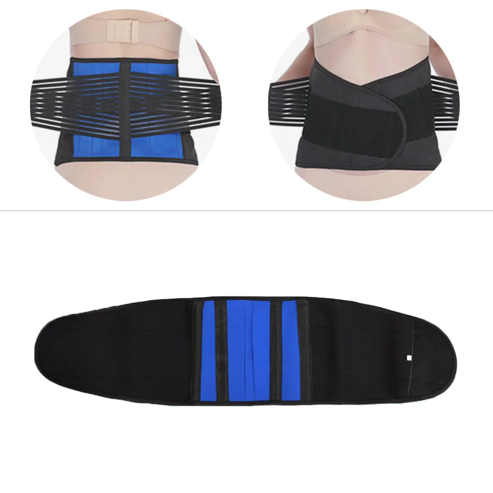 

Breathable Waist Support Belt for Men Women Adjustable Lumbar Brace Strap with Strong Compression Fit S Size Comfortable Back