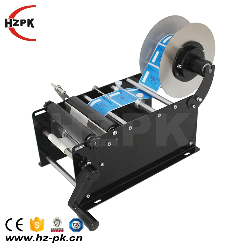 HZPK MT-30 Manual Plastic Round Bottle Labeling Machine