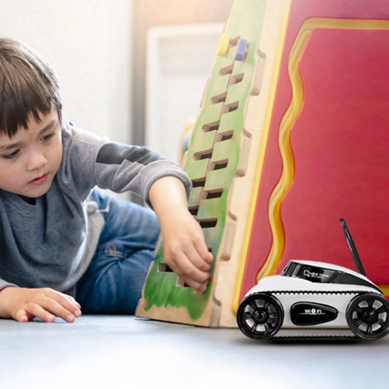 Voiture télécommandée FPV WIFI RC pour enfants, qualité en temps réel, mini caméra, vidéo, robot, précieux, intelligent, jouet sans fil