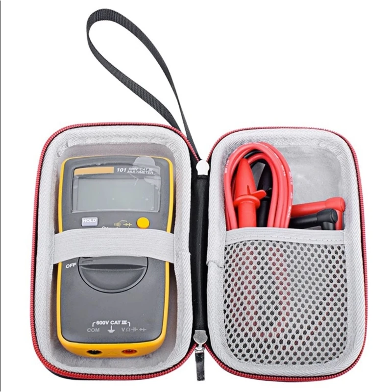 Storage Bag Protective  for Fluke F101 F106 F107 OrganizerCase Digital Multimeter Shockproof Hard  Shockproof