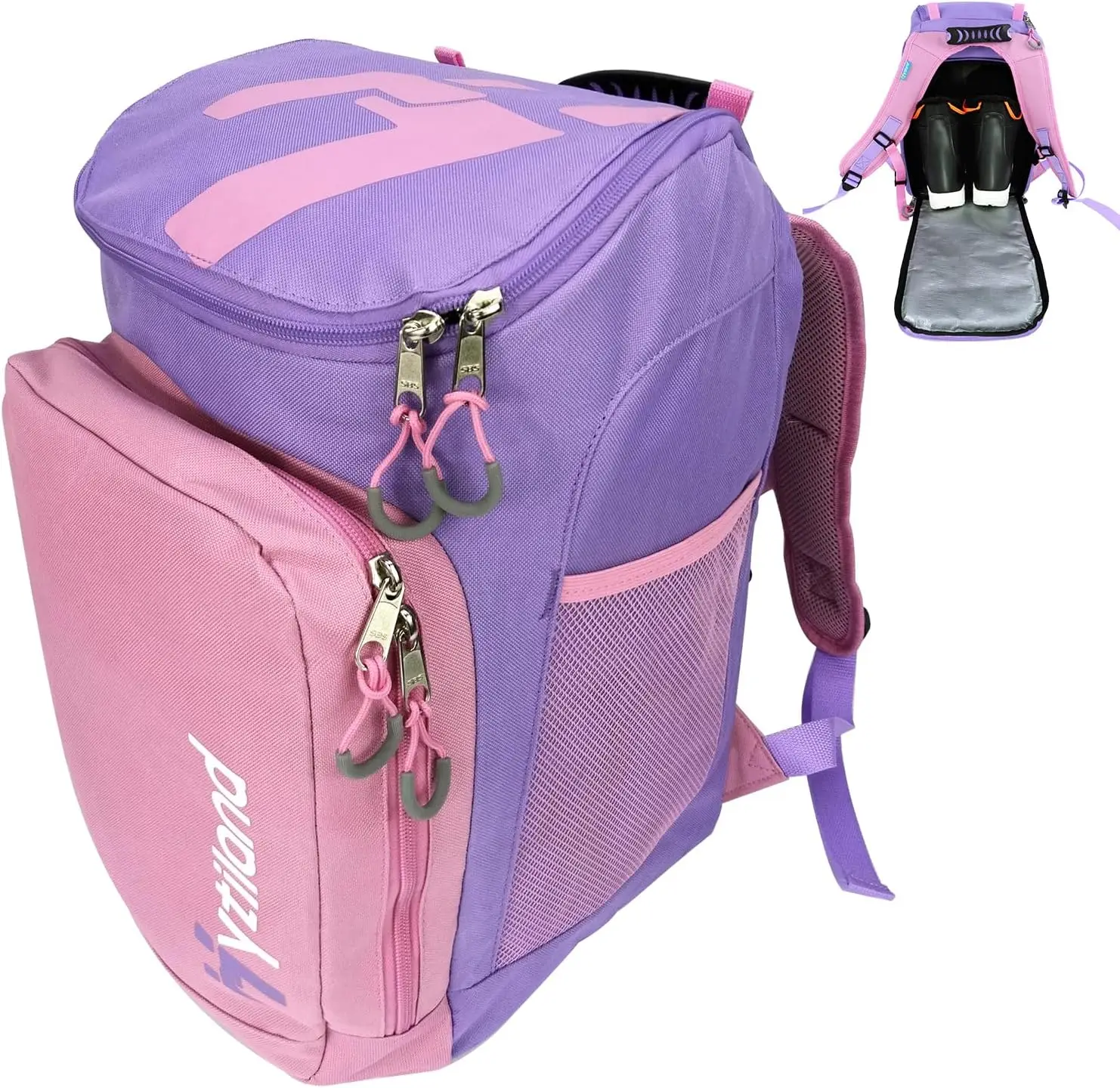 

Ski Boot Bag - 32L Ski & Snowboard Boot Travel Backpack for Boots, Helmet, Goggles & Snowsuits