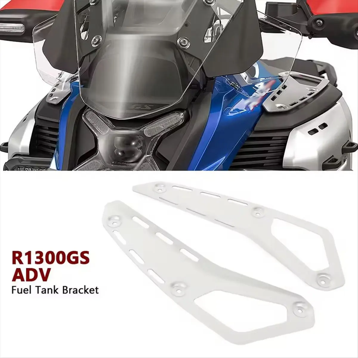 Super Sale Motorcycle Fuel Tank Cover for BMW R1300GS ADV GS1300 Adventure 2024 2025 Tank Shelve Side Tank Rack Accessories Silv