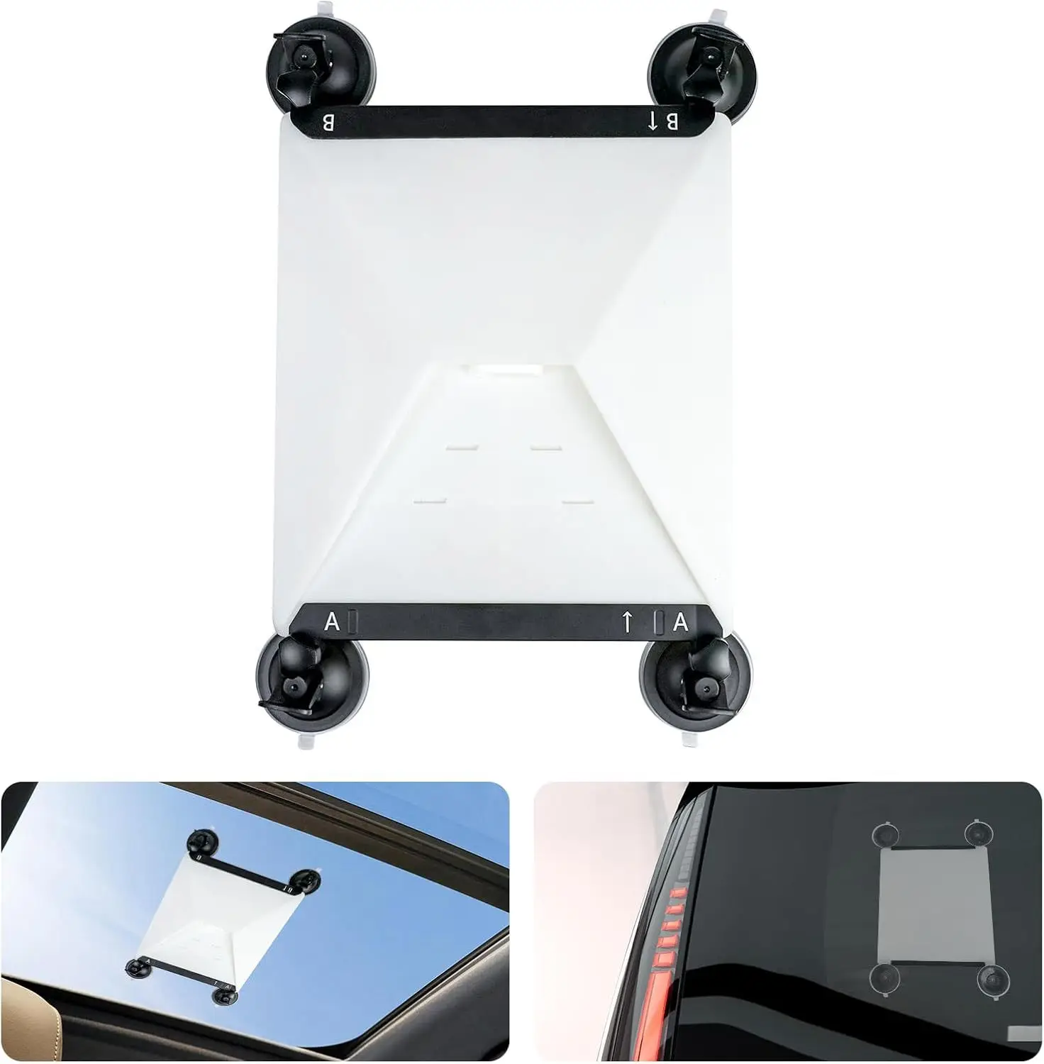 Metall Starlink Mini Schiebedach Saugnapf Montagesatz für Autofenster Starlink Mini Autohalterung Starkes Saugdesign – Detail 1