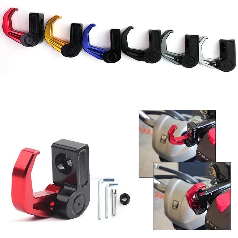 HOT SALE Aluminum Alloy Foldable Hook For UHR150 Handlebar Hook Helmet Holder Luggage Storage Motorcycle Modified Accessories