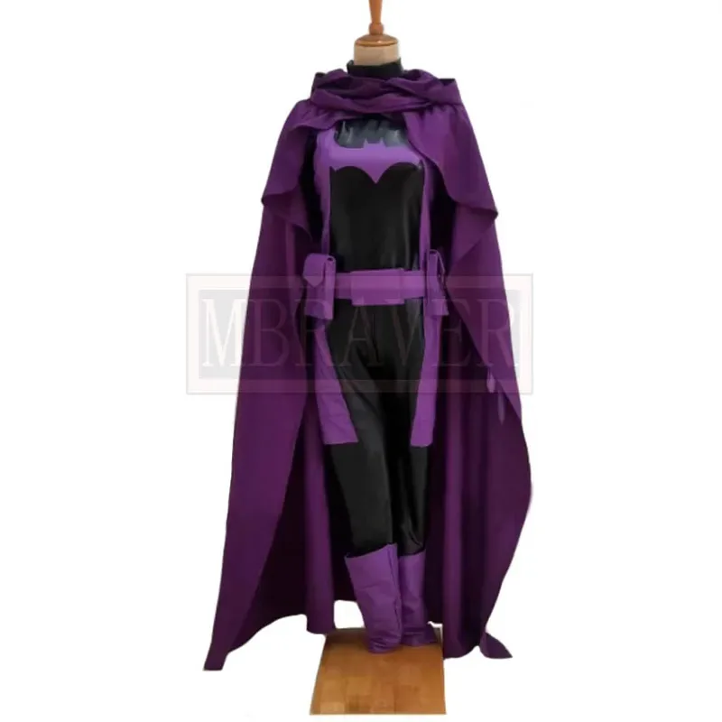 

Superhero Stephanie Brown Spoiler Batgirl Cosplay Uniform Costume Halloween Party Outfit Custom Made Any Size
