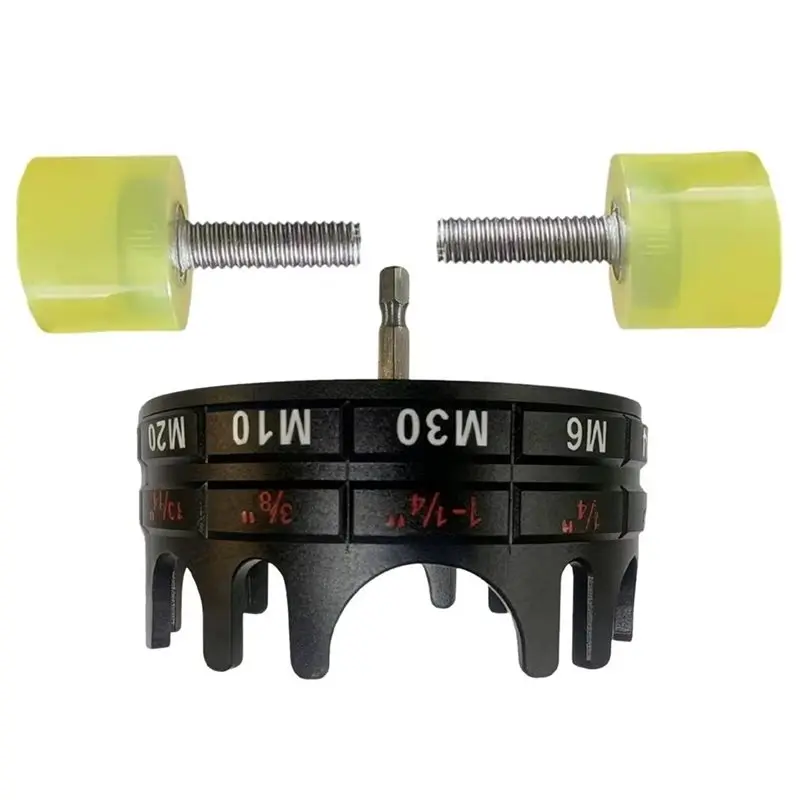 ABLU-Electric Drill Attachment 3D For Multi-Size Nut Zipper Drill Bit Socket Wrench Tool