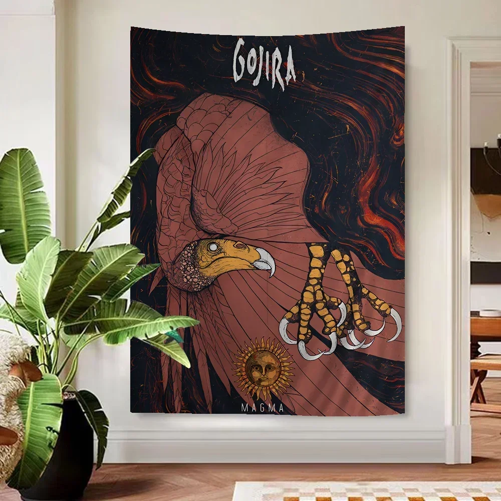 Gojira Eagle Art Hanging Tapestry for Home Decor, Unique Wall Blanket Art Decoration, Modern Design