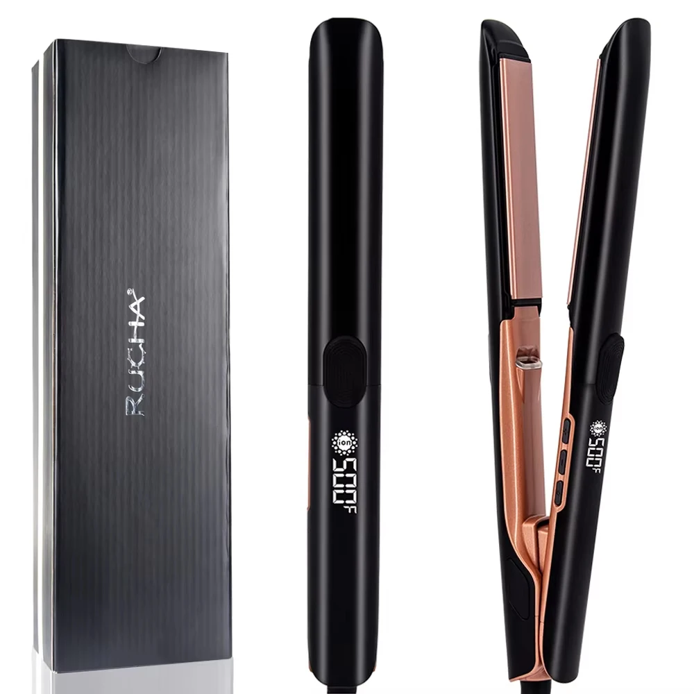 

Plasma Hair Straightener Curler Keratin Treatment 260°C 500°F Hair Flat Irons For Frizzy Hair Recovers Damage 110-240V