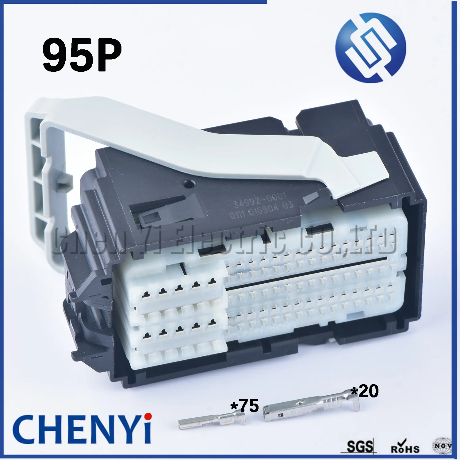 

95 Pin Engine Computer Board MCD Plug ECU Connectors With Pins 34992-0001 34992-9001 For Volvo Ford Mondeo focus kuga fiesta