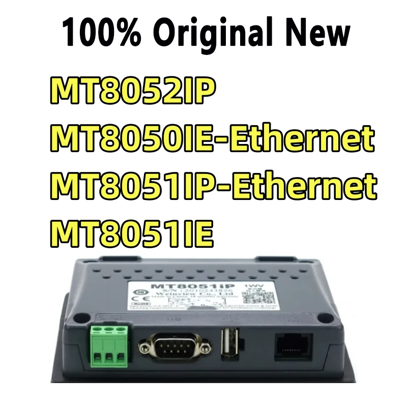 100% Tested MT8050iE MT8051IE MT8051IP Touch Screen TFT LCD USB Ethernet new Human Machine Interface display