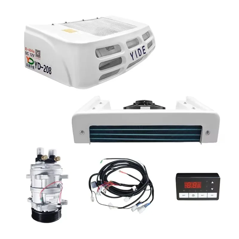 

Refrigeration Parts Wholesale Manufacturers Wall Mounted 12v-24v-dc-air-conditioner Truck Air Cooled Freezer Condensing Unit