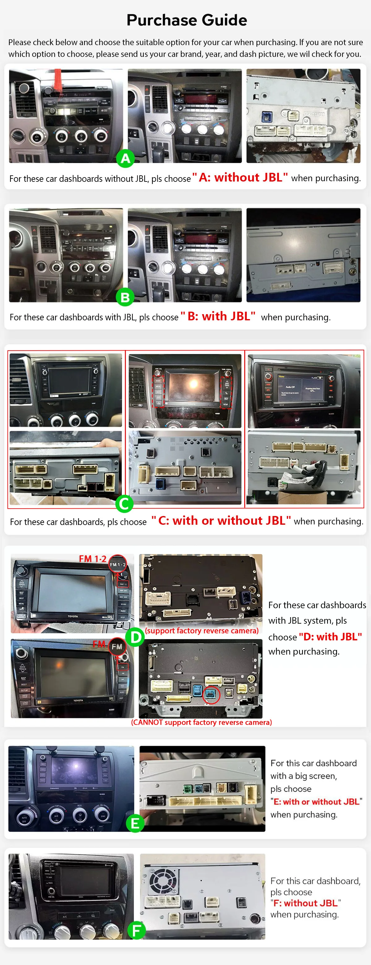 JOYING ترقية Carplay 11.6 بوصة سيارة الموسيقى نظام الوسائط المتعددة لتحديد المواقع والملاحة لتويوتا تندرا 2007-2013/تويوتا سيكويا 2008 +