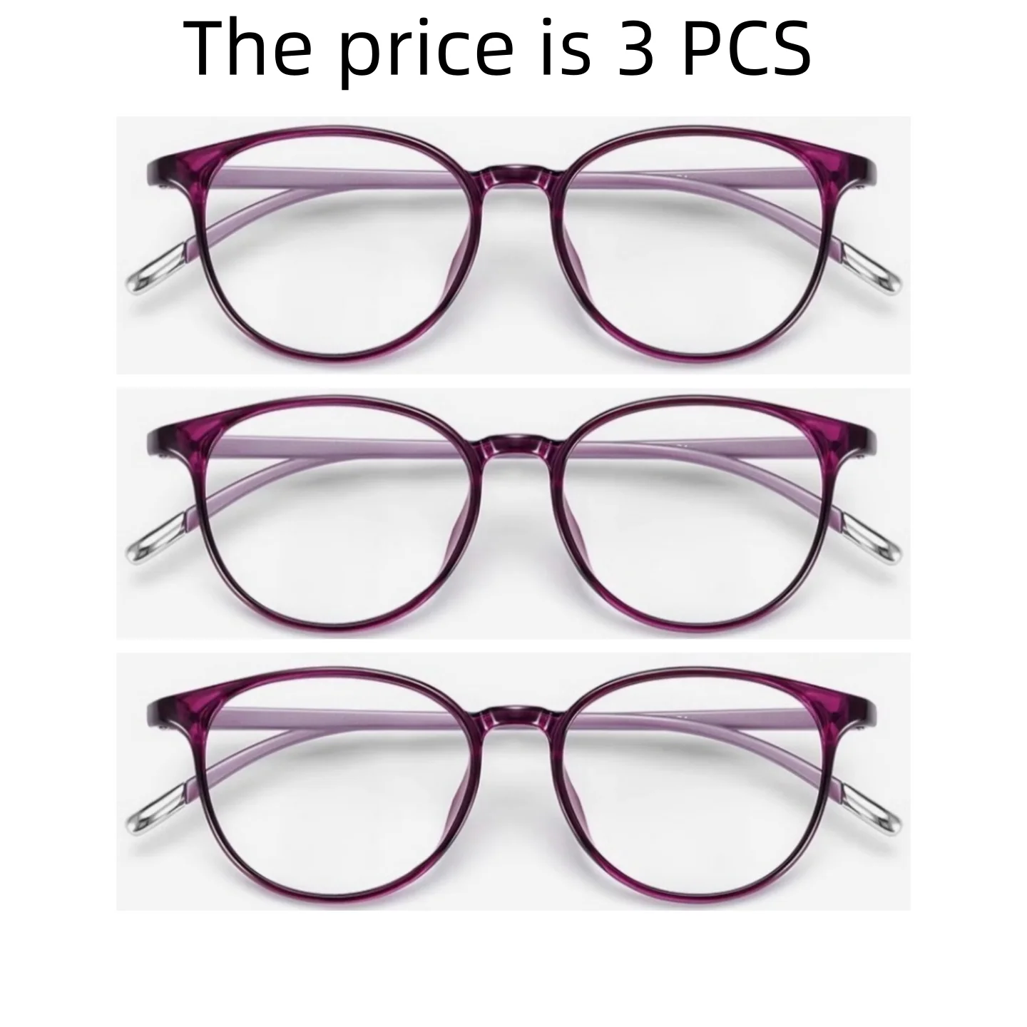 3PCS Preis Anti-blau Licht Lesebrille Ultraleicht Luxus TrendyPresbyopie Brillen Frauen Männer Weit Anblick Optische Brillen