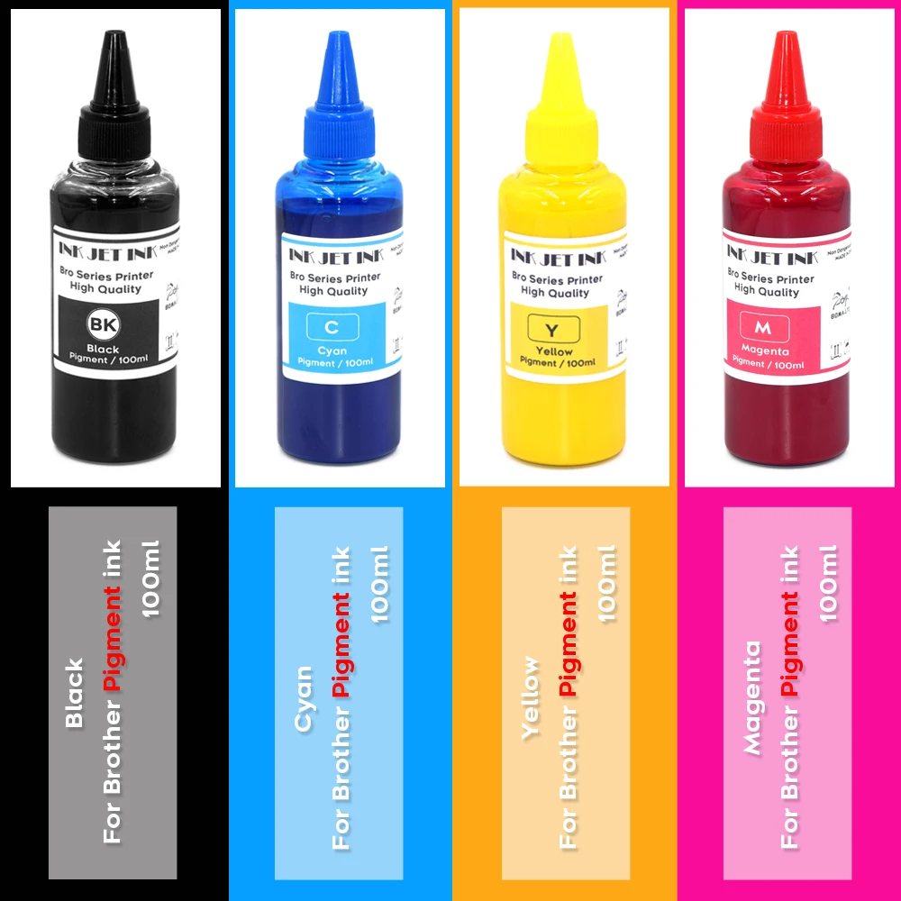 Imagem -06 - Recarga o Uso da Tinta do Pigmento do Inkjet para o Irmão Lc431 Lc431xl Lc432 Lc432xl Lc434 Lc436 Lc436xl Mfc-j4340dw J4440dw J4540dw J5855dw