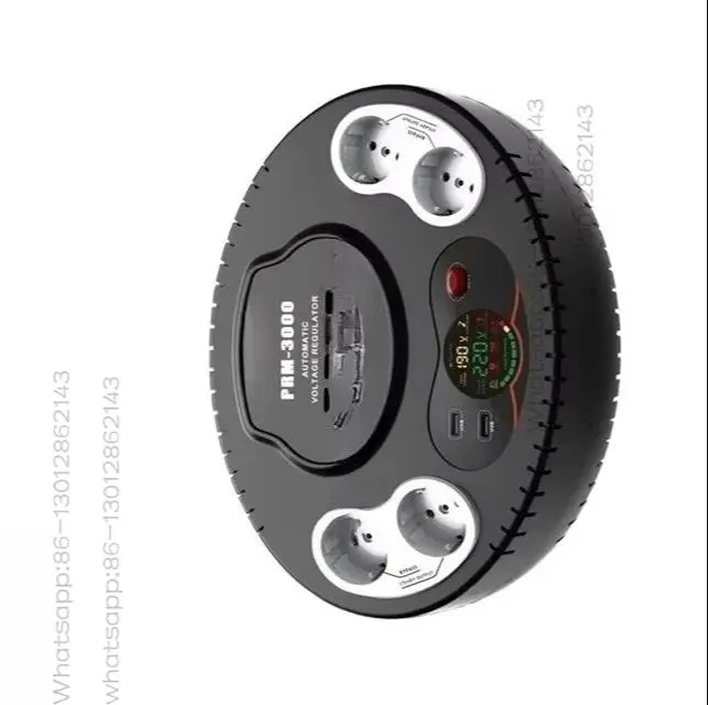 NEW  3KW Power Electric PRM-3000 Automatic Voltage Regulator Stabilizers Single Phase 220V Output Voltage for Home Use Service