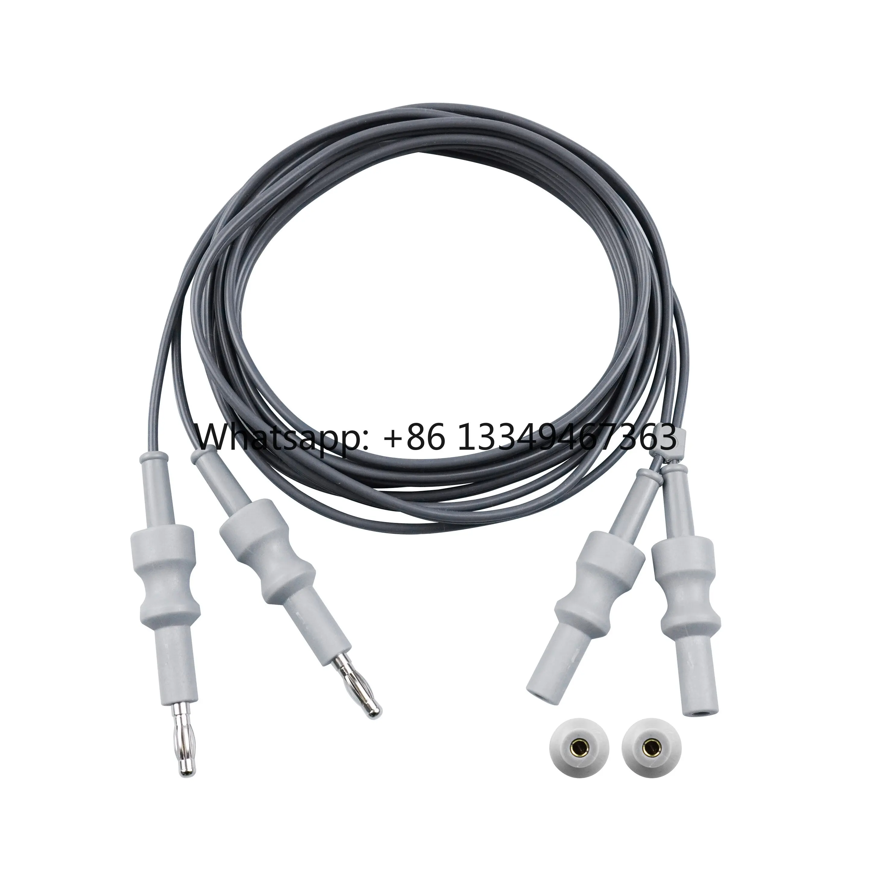 

High-frequency Electrosurgical Unit Adapter Cable, 4.0mm to 3.0mm Silicone Cable, Medical Cable