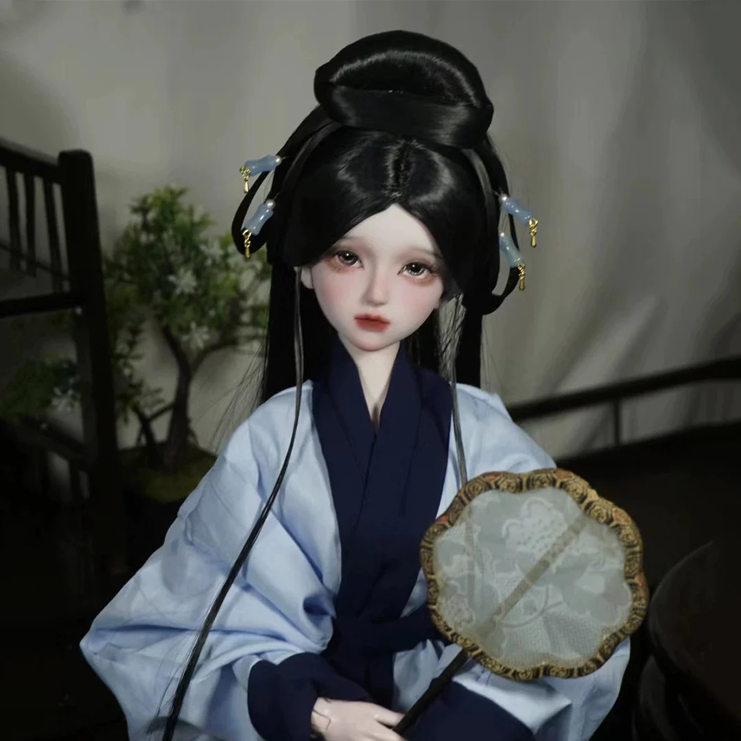 

1/6 1/4 1/3 Ancient Costume BJD Wig Hanfu Fairy Long Hair Retro Wigs For BJD/SD YOSD MSD SD13 Girl SSDF Doll Accessories C2477