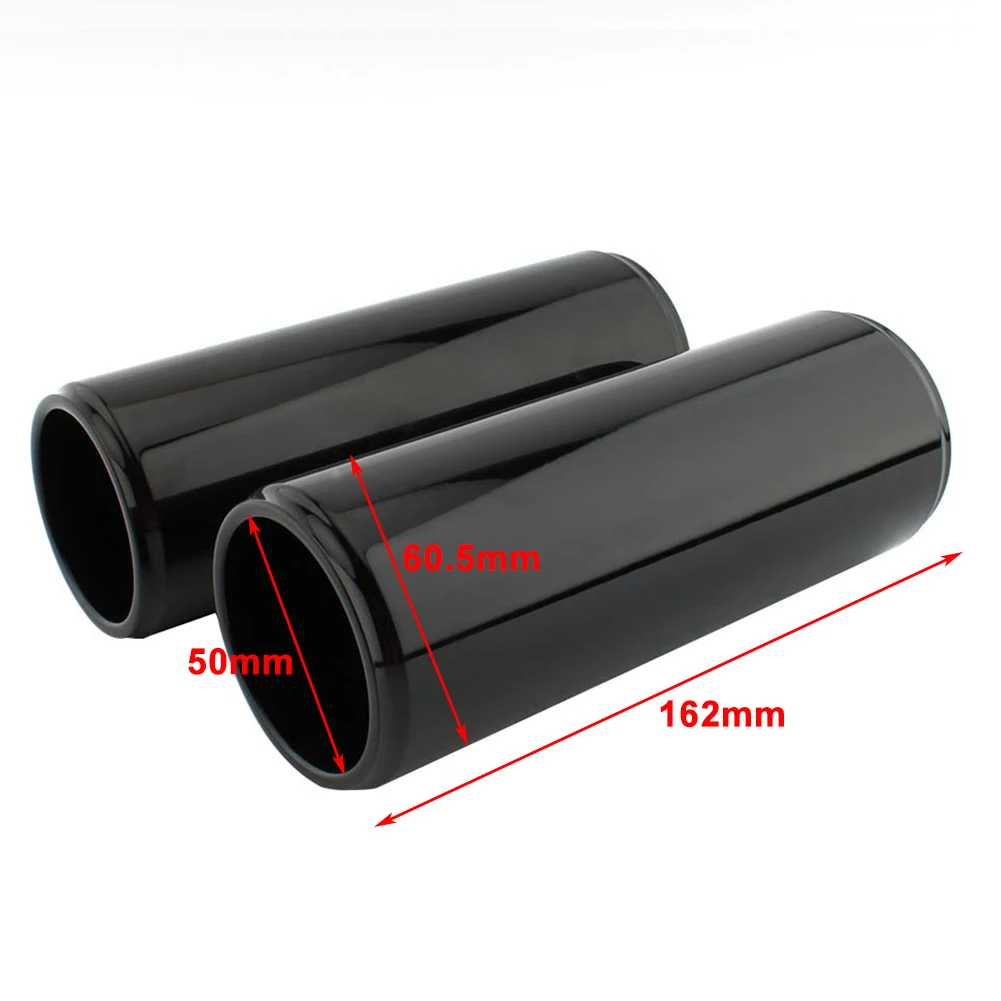 Gloss Black Motorcycle 50mm Front Fork Cover Set 2Pcs For Harley-Davidson Sporster X48 2016 2017 2018 2019 2020 2021 2022 2023