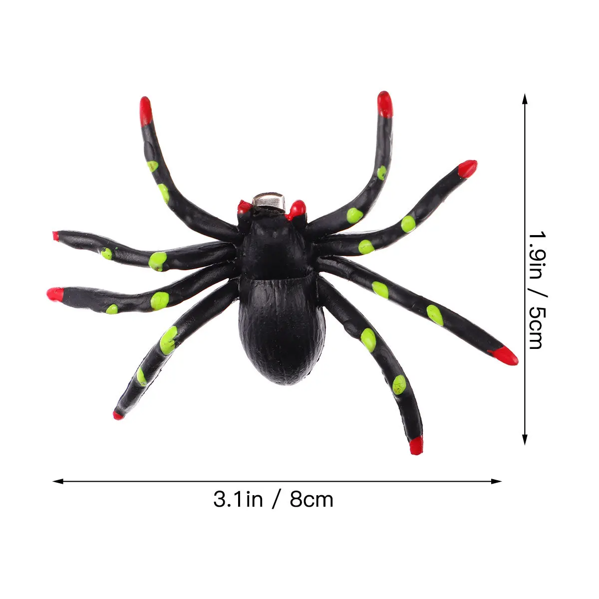 Pinces à cheveux araignée, 4 pièces, épingles à cheveux d'halloween pour enfants et adultes, décorations de Festival de fête en plastique de qualité supérieure, araignée d'halloween