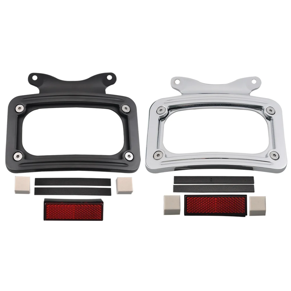 Accesorios Para Motor License Plate Frame Aluminum Alloy For Harley Davidson Street Glide Special FLHXS/CVO Street Glide FLHXSE3