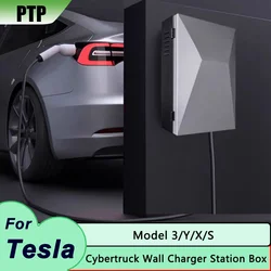 Scatola per stazione di ricarica da muro Cybertruck per Tesla Model 3 YSX Supporto per organizer per cavo di ricarica esterno impermeabile Accessori auto